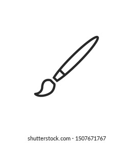 Paint Brush Icon Vector Illustration