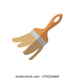 diseño de ilustraciones vectoriales de iconos de pincel 