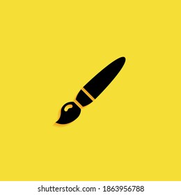 paint brush icon. Vector illustration EPS 10.