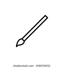 Paint brush icon vector illustration logo template for many purpose. Isolated on white background.