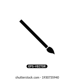 Paint brush icon vector illustration logo template for many purpose. Isolated on white background.
