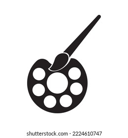 diseño de símbolo vectorial de icono de pincel