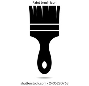 Paint brush icon vector illustration graphic on background
