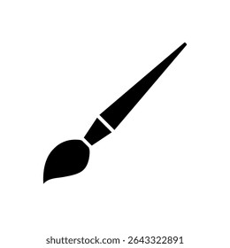 Paint brush icon. Vector illustration.
