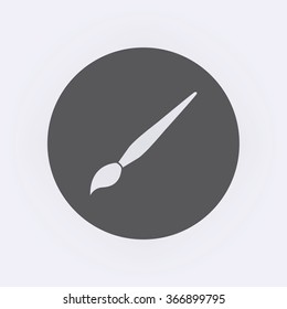 Paint brush icon . Vector illustration