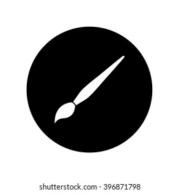 Paint brush icon . Vector illustration