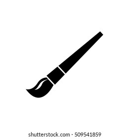 Paint brush icon - vector illustration.