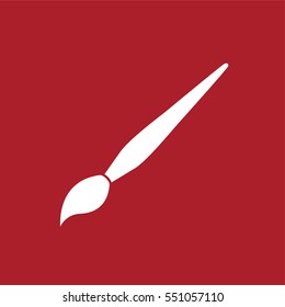 Paint brush icon . Vector illustration