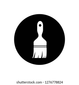 paint brush icon, vector on white background editable eps10