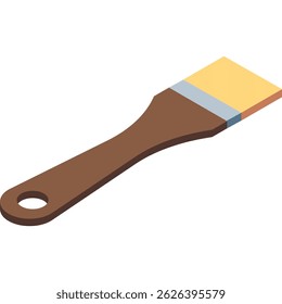 Paint brush icon, vector painter tool symbol