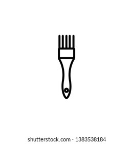 Paint brush icon- vector sign symbol
