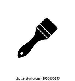 Vektorsymbol des Farbpinselsymbol