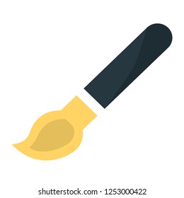 Paint brush icon vector, solid logo illustration, pictogram isolated