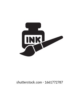 Ilustración vectorial de icono de pincel