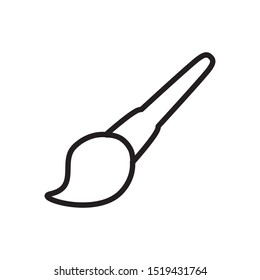 paint brush icon vector symbol temolate
