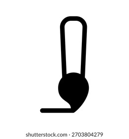 Ilustración de diseño de símbolo de Vector de icono de pincel de pintura
