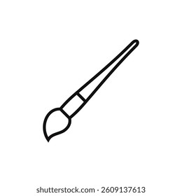 Paint Brush Icon Vector Template