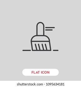 Paint brush icon vector, tool symbol. Modern flat illustration for web and mobile app