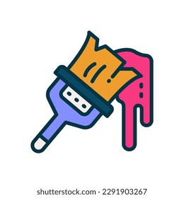 paint brush icon for your website, mobile, presentation, and logo design.