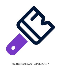 icono de pincel para su sitio web, móvil, presentación y diseño de logotipo.