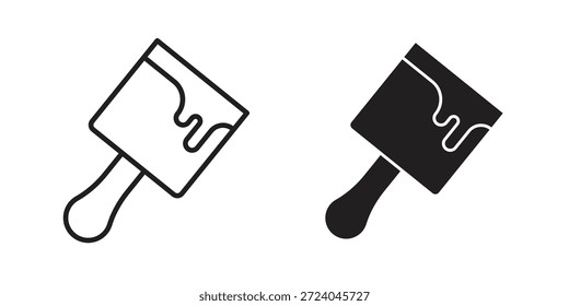 Paint brush icons logo design, Pictogram Icons