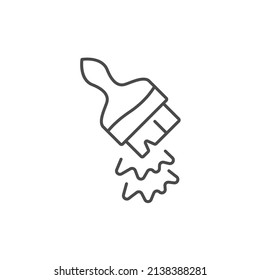 paint brush icons  symbol vector elements for infographic web