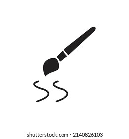 paint Brush icons  symbol vector elements for infographic web