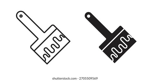 Iconos de pincel de pintura para uso Diseño web, logotipo. Ilustración de símbolo.