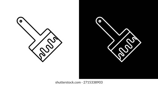 Paint brush icons vector template, EPS 10 for design