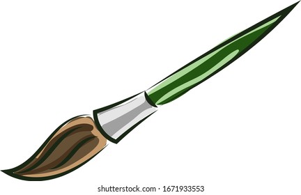 Pintura, ilustración, vector sobre fondo blanco.