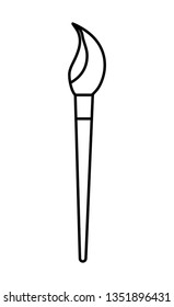 paint brush isolated icon