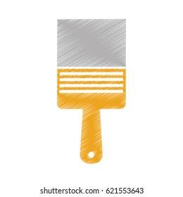 paint brush isolated icon