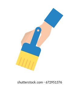 paint brush isolated icon