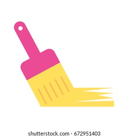 paint brush isolated icon