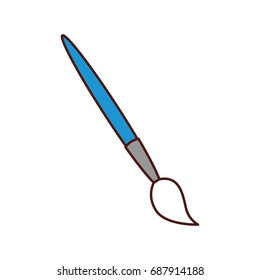 paint brush isolated icon