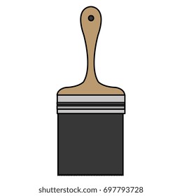 paint brush isolated icon