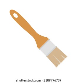 Paint brush isolated on white background