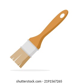 Paint brush isolated on white background
