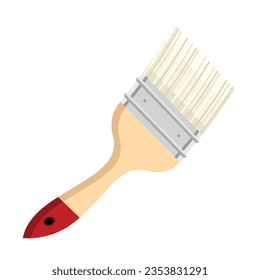 paint brush isolated on white background, vector background 