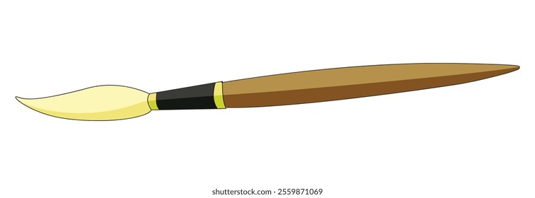 Paint brush isolated on white background