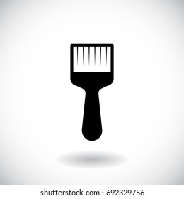 Paint brush isolated on white background. Vector illustration
