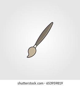 paint brush, line art