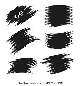 paint brush line for marking text, promotion text