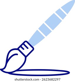 Pinsel Linie Vektor Icon Design