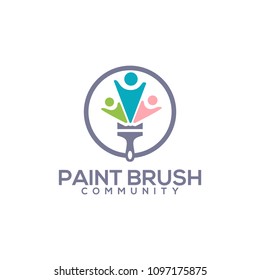 Paint Brush Logo