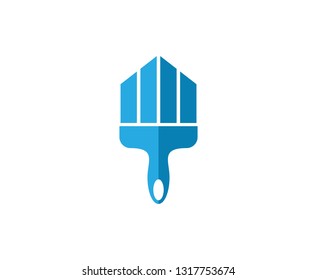 Paint brush logo 