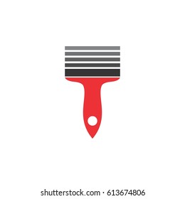 paint brush logo design