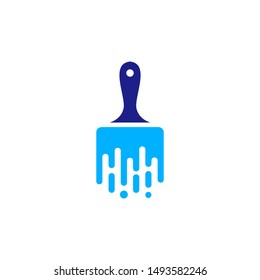 paint brush logo design for your company