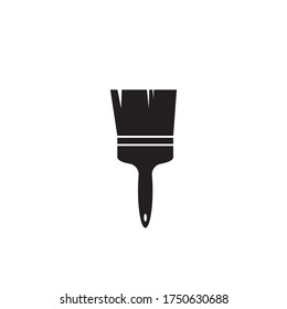 Paint brush logo vector illustration template design
