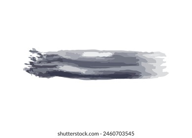 paint brush modern textured isolated on white background design element for designer tasks vector